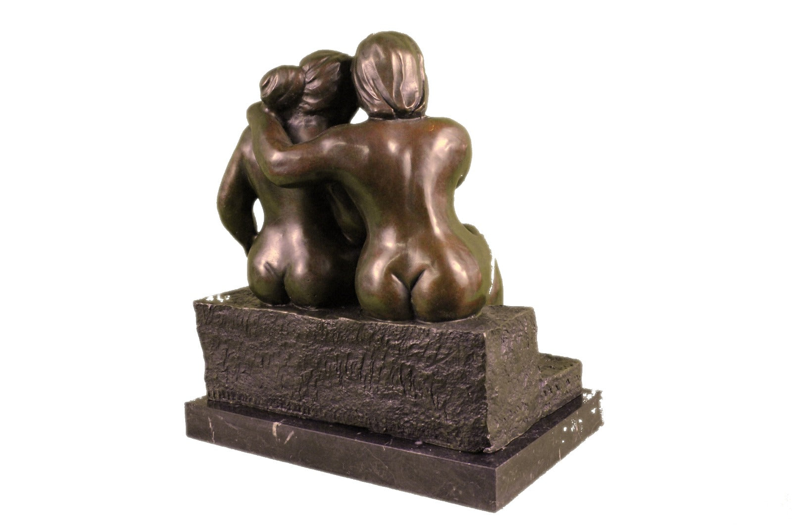 Handcrafted bronze sculpture SALE Nude Sensual Art Abstract Figurative Botero