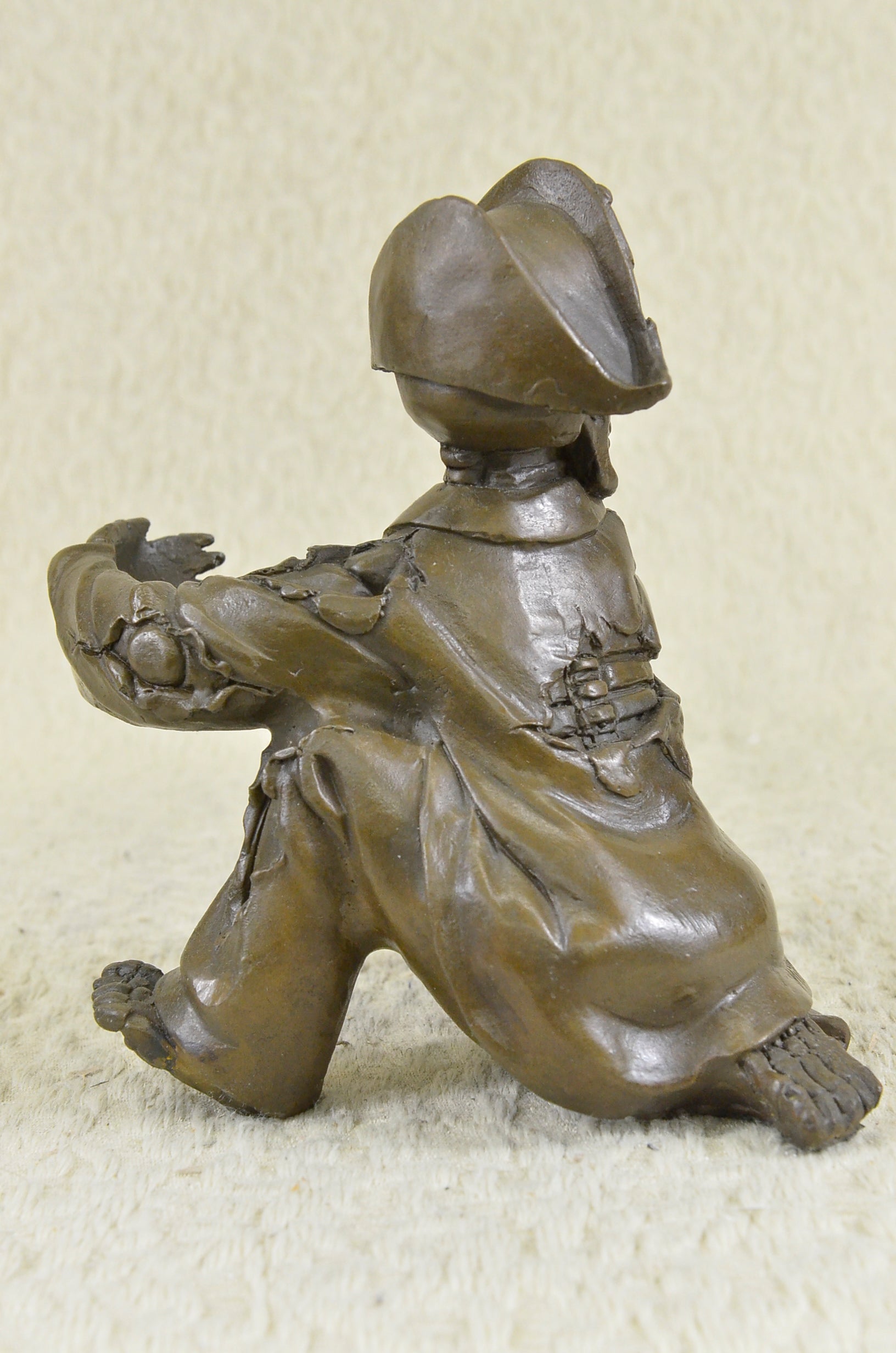 Handcrafted bronze sculpture SALE Figural Holder Wine Skeleton Pirate Cast Hot
