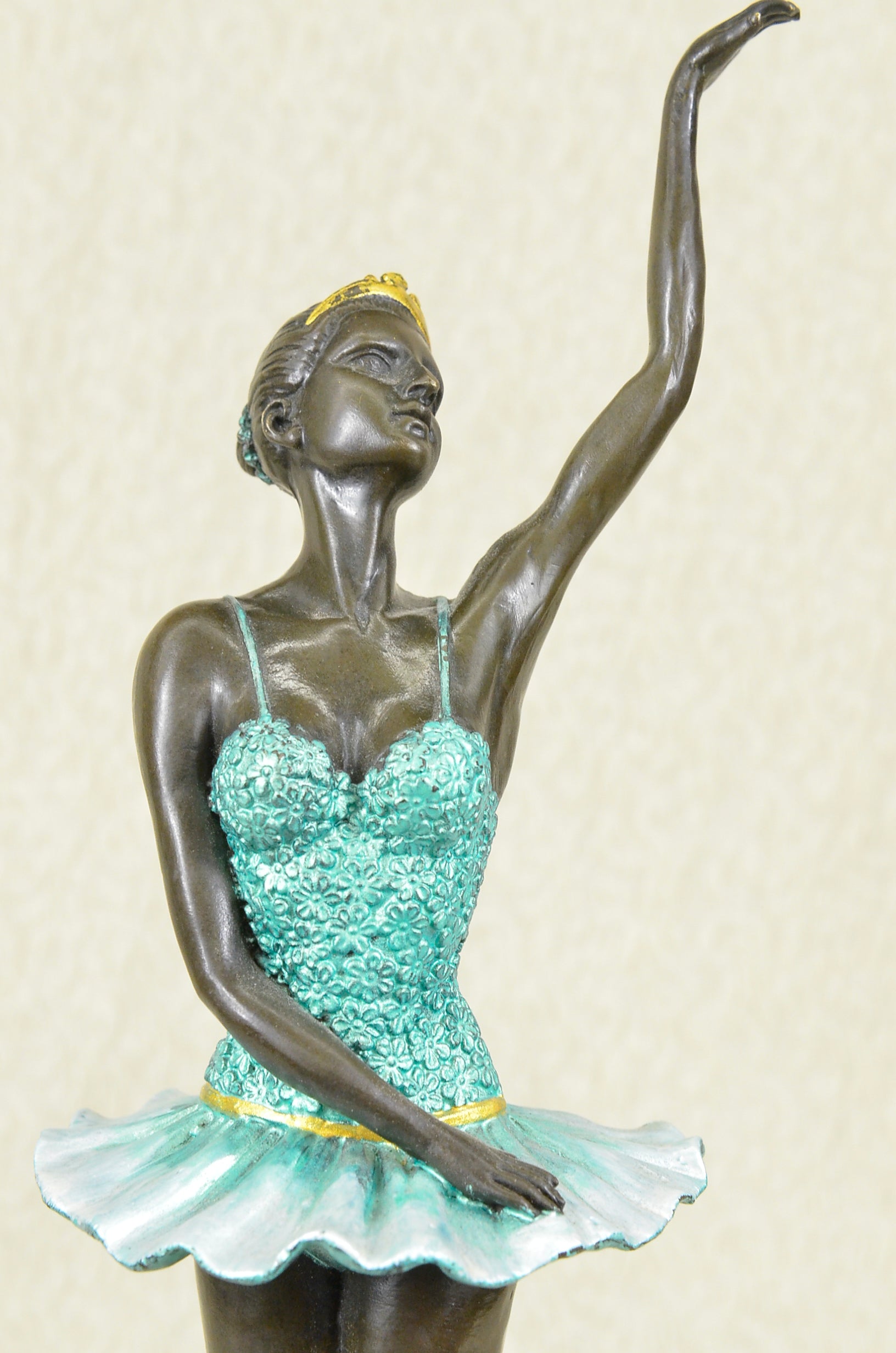 The Little Fourteen Year Old Dancer Bronze Ballerina Sculpture, Signed: Milo