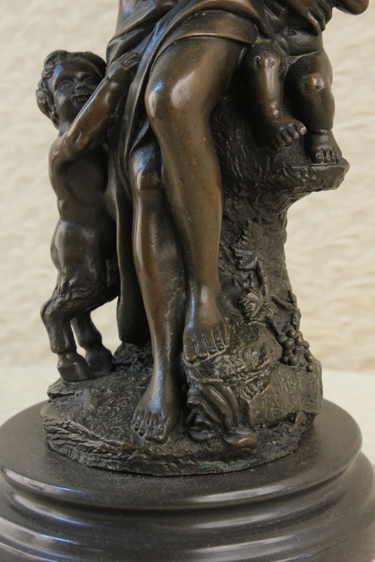 Large Nude Statue Venus Bronze With Figurine Cherub Sculpture Art Deco Artwork