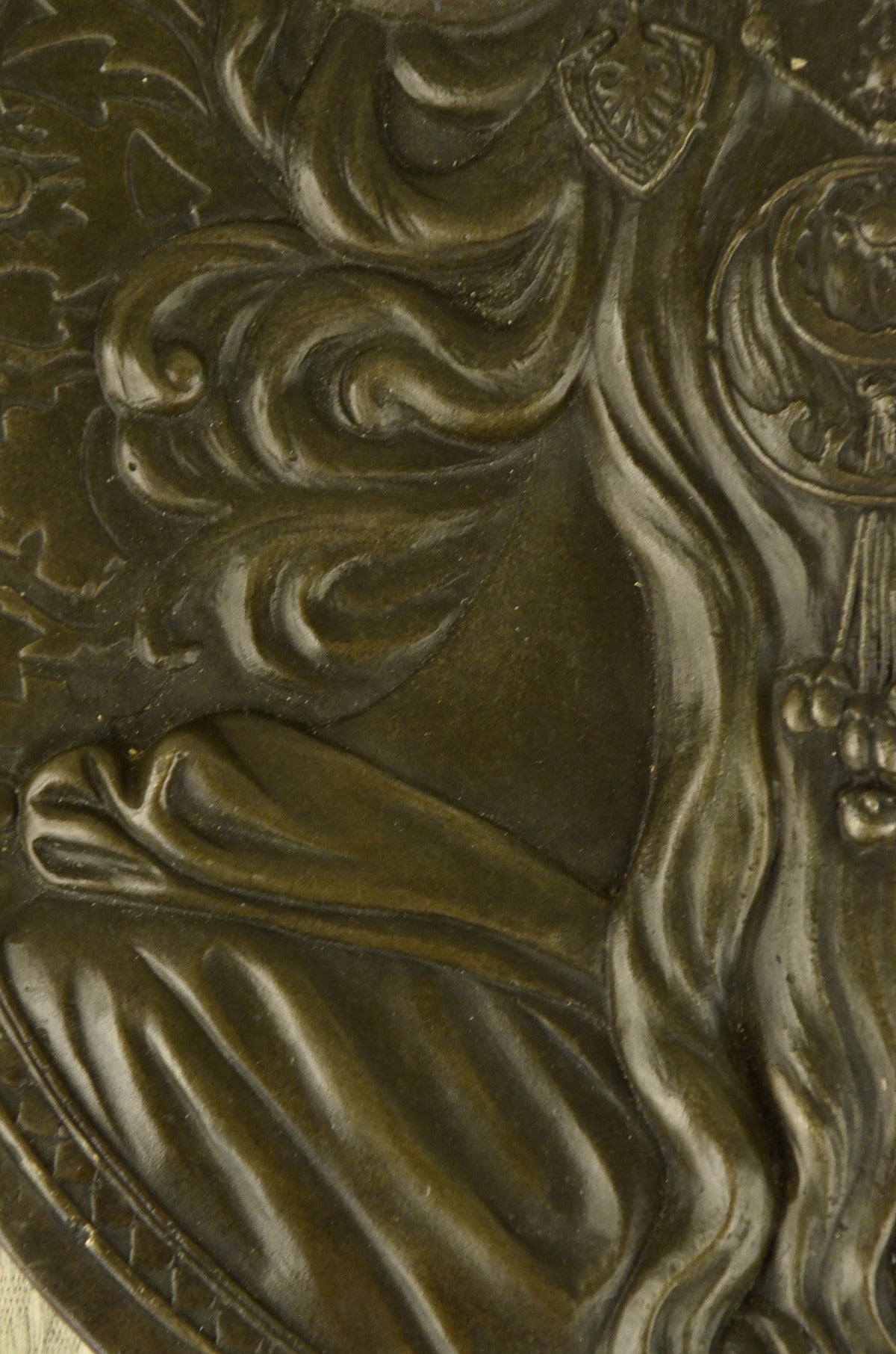 Art Nouveau/Deco Sexy Egyptian Goddess Wall Mount Bronze Sculpture Figurine Sale