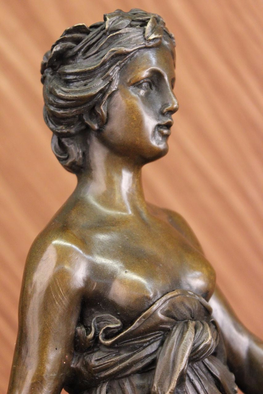 Handcrafted bronze sculpture SALE Moreau A. By Life Of Creation Nude Semi *