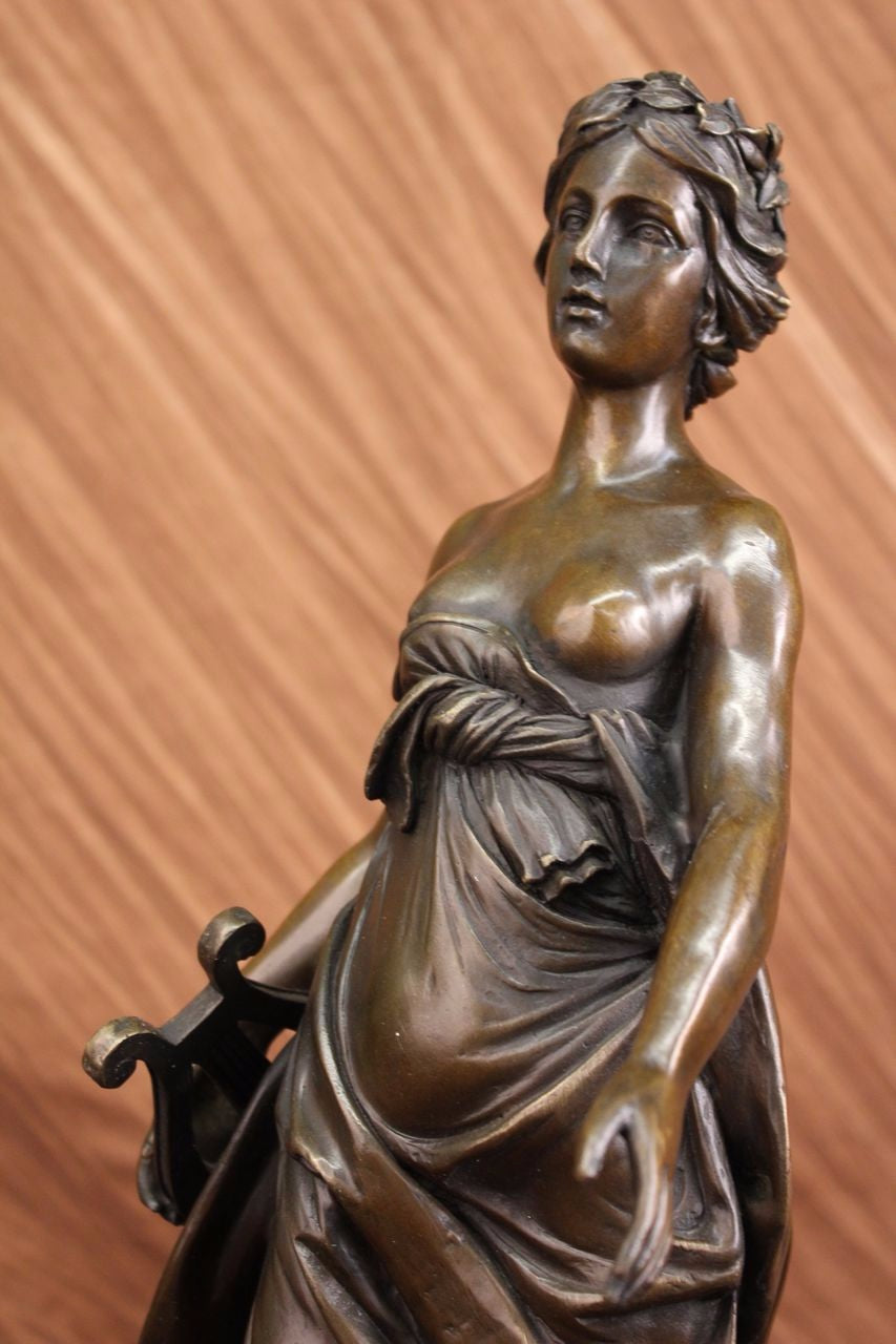 Handcrafted bronze sculpture SALE Moreau A. By Life Of Creation Nude Semi *