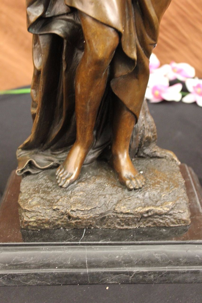 Handcrafted bronze sculpture SALE Moreau A. By Life Of Creation Nude Semi *