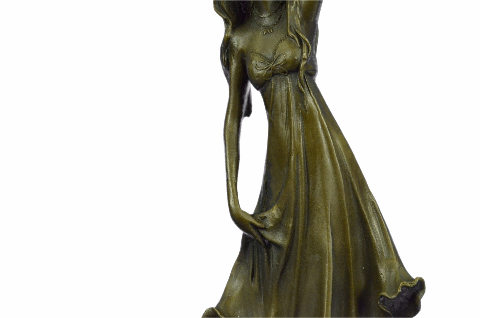 Signed Original Mavchi Jewelry Dish Bronze Sculpture Home Bathroom Decor