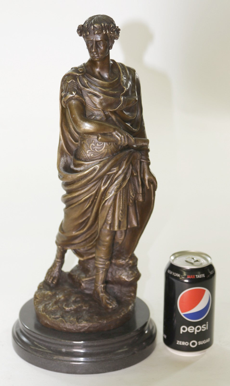 Caesar Vatican Italian Classic Art Portrait Bust Bronze Marble Statue Figurine