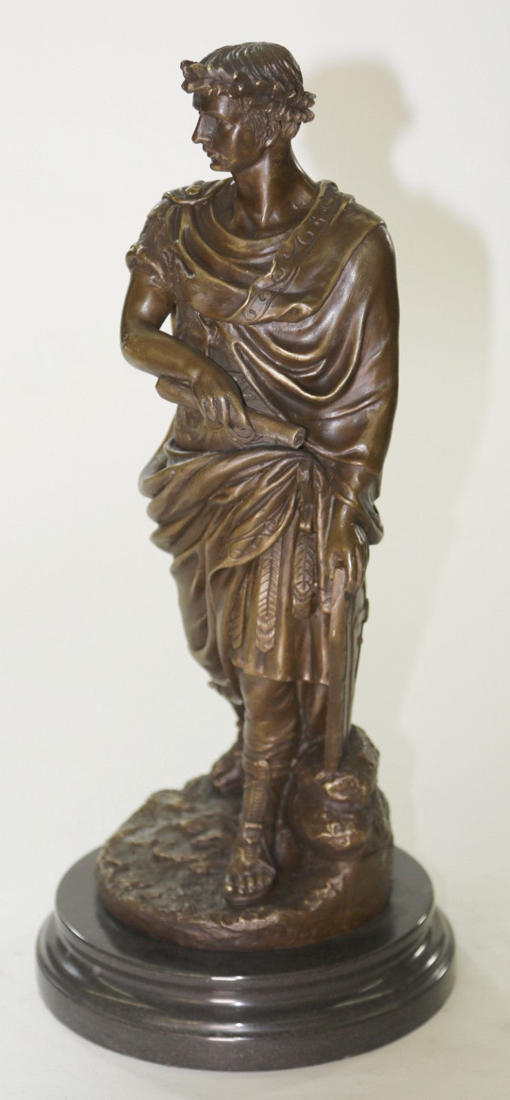 Caesar Vatican Italian Classic Art Portrait Bust Bronze Marble Statue Figurine