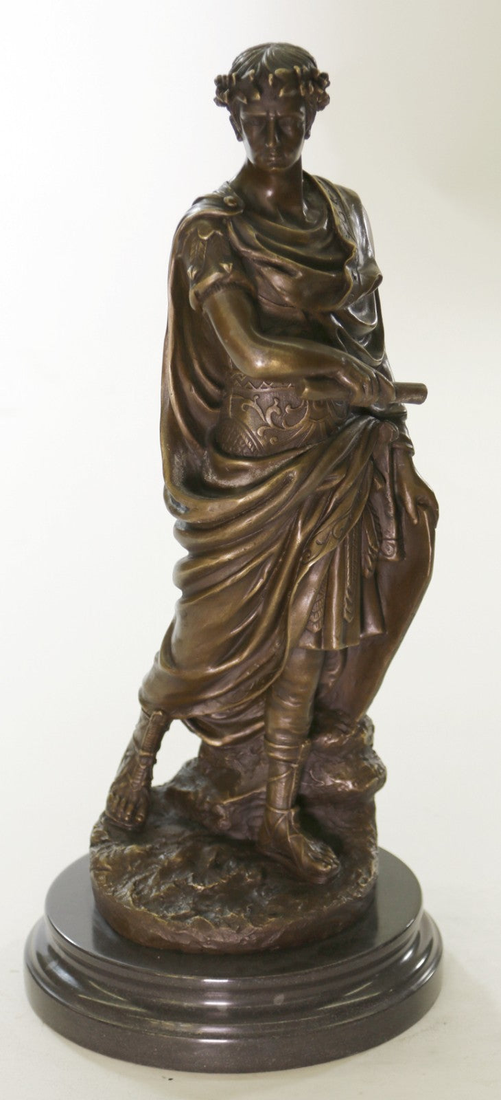 Caesar Vatican Italian Classic Art Portrait Bust Bronze Marble Statue Figurine