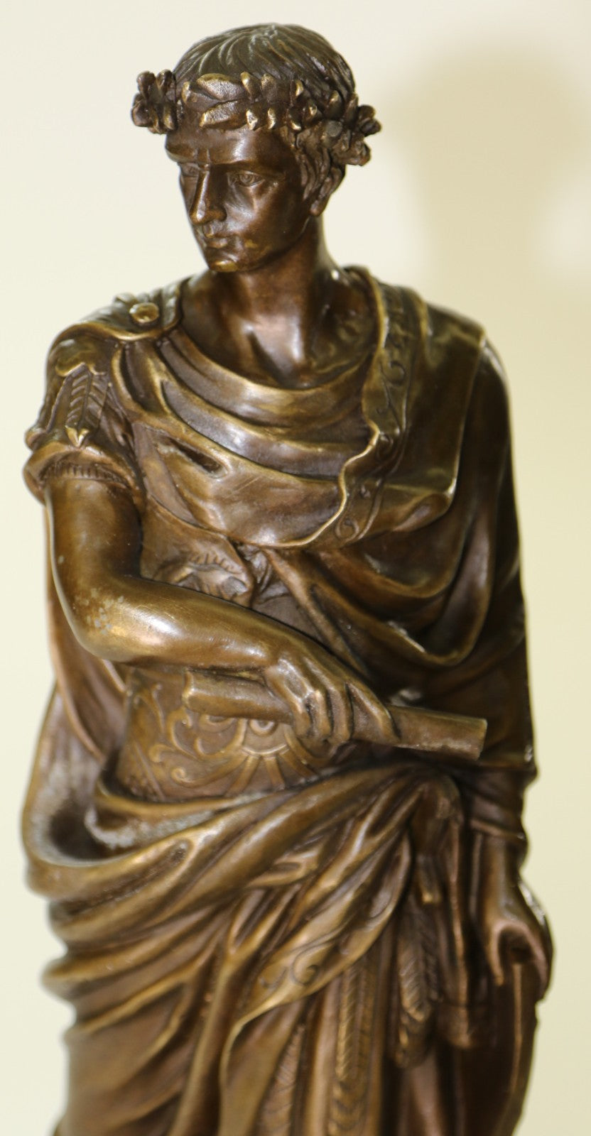 Caesar Vatican Italian Classic Art Portrait Bust Bronze Marble Statue Figurine