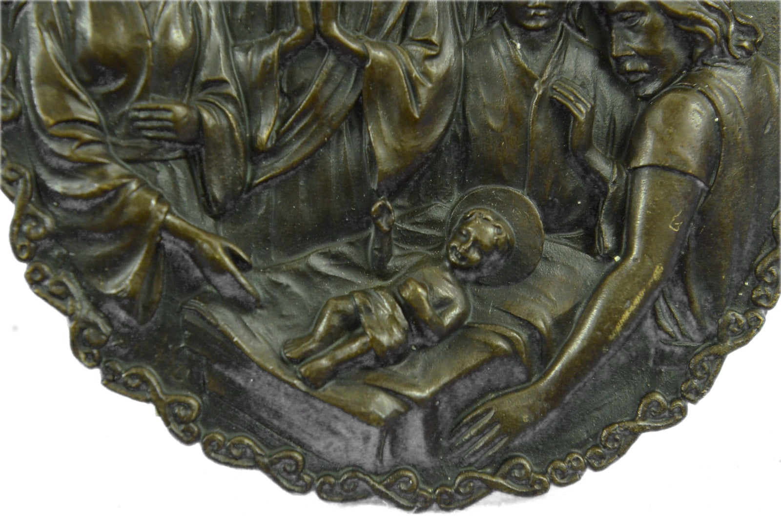 Handcrafted bronze sculpture SALE Jesus Cast Hot Style Modern Nativity Genesis