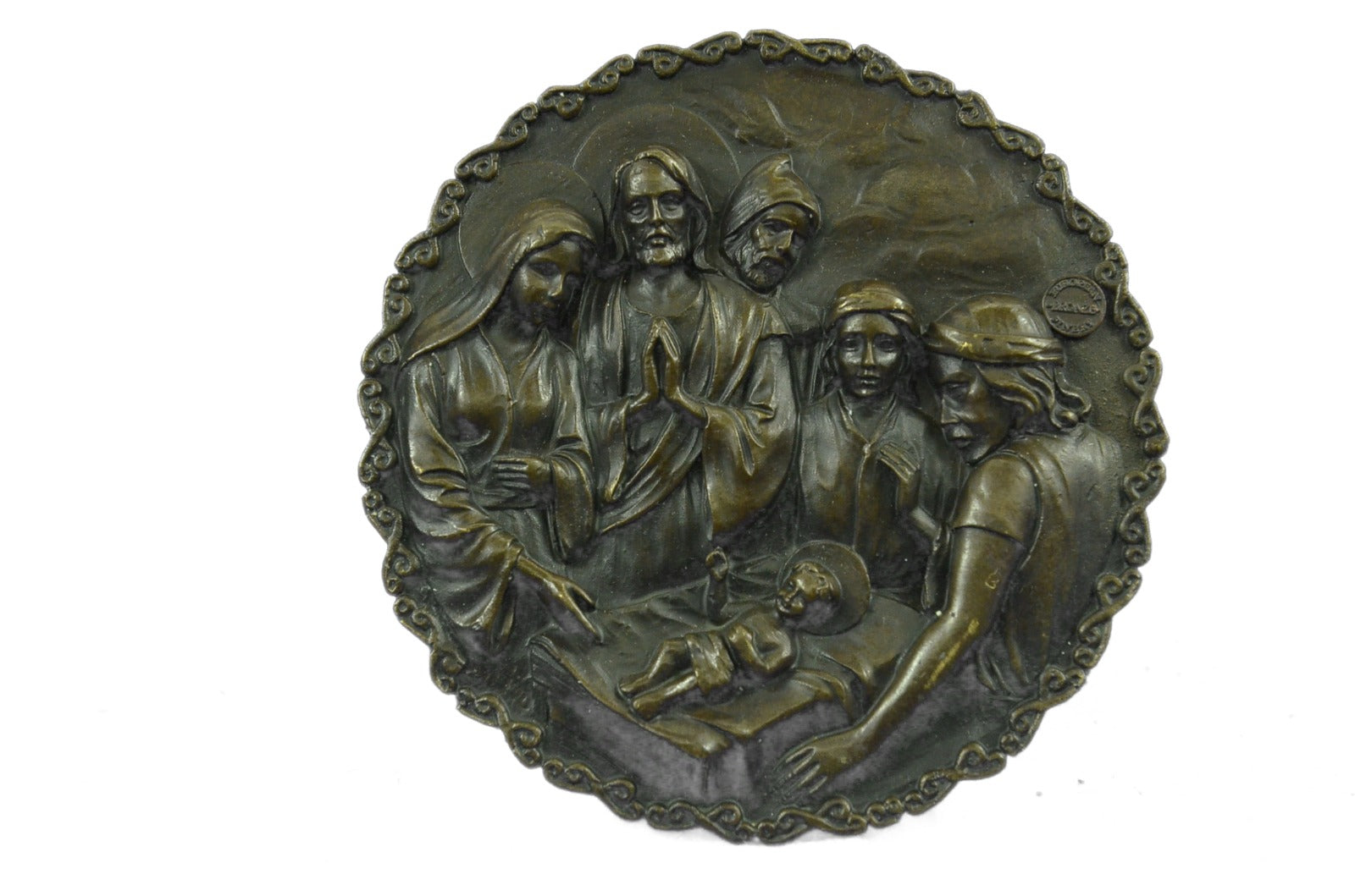 Handcrafted bronze sculpture SALE Jesus Cast Hot Style Modern Nativity Genesis