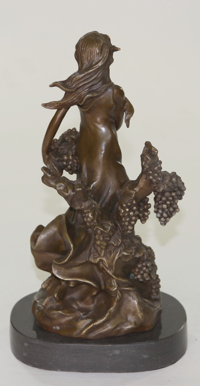 Demeter Greek Goddess of Harvest Bust Figurine Statue Genuine Real Bronze Figure