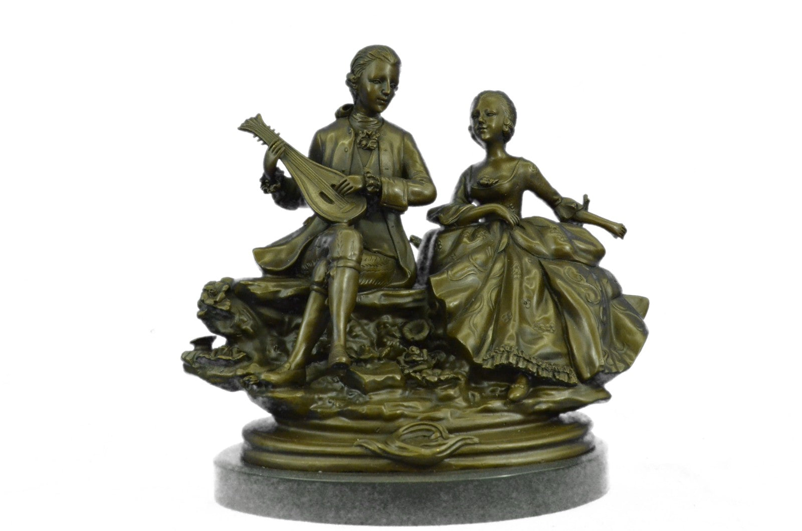 Handcrafted Museum Quality Classic Victorian Style Couple Valentine Day Gift